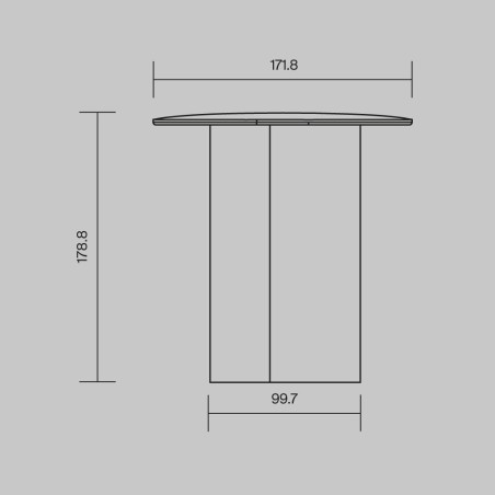 Rechargeable luminaire ASYM Green Maytoni