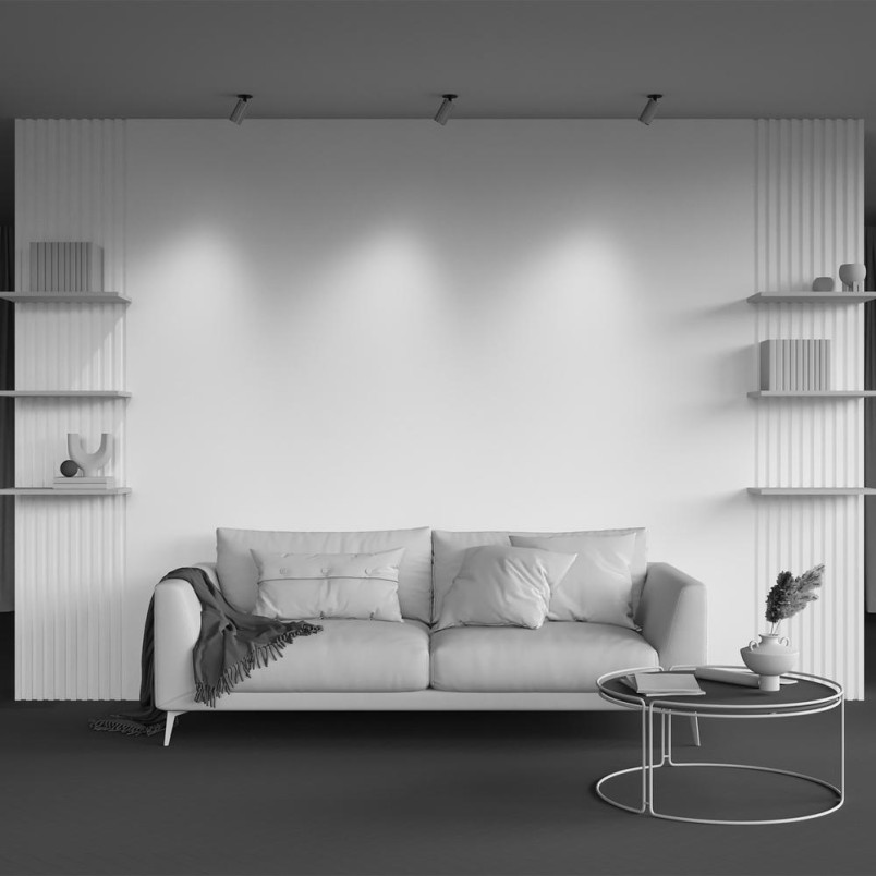Recessed luminaire Calipso Black Maytoni
