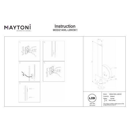 Kinkiet Combo White Maytoni