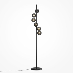 Lampa podłogowa Dallas Black Maytoni