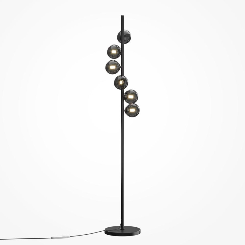 Lampa podłogowa Dallas Black Maytoni