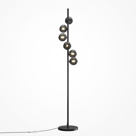 Lampa podłogowa Dallas Black Maytoni