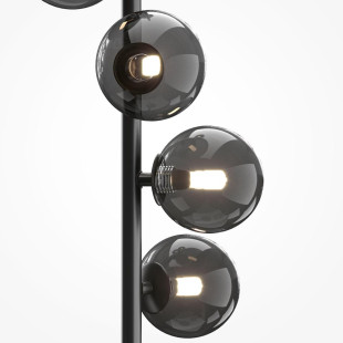 Lampa podłogowa Dallas Black Maytoni