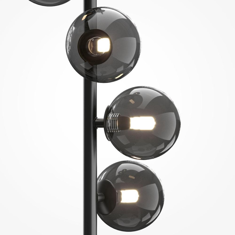 Lampa podłogowa Dallas Black Maytoni