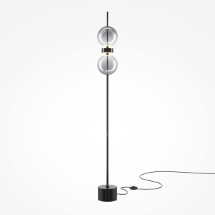 Lampa podłogowa Double Moon Black Maytoni