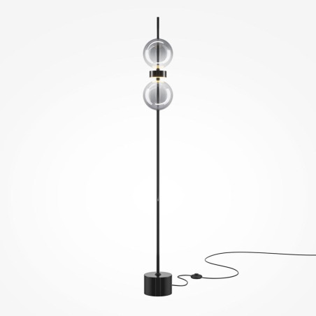 Lampa podłogowa Double Moon Black Maytoni