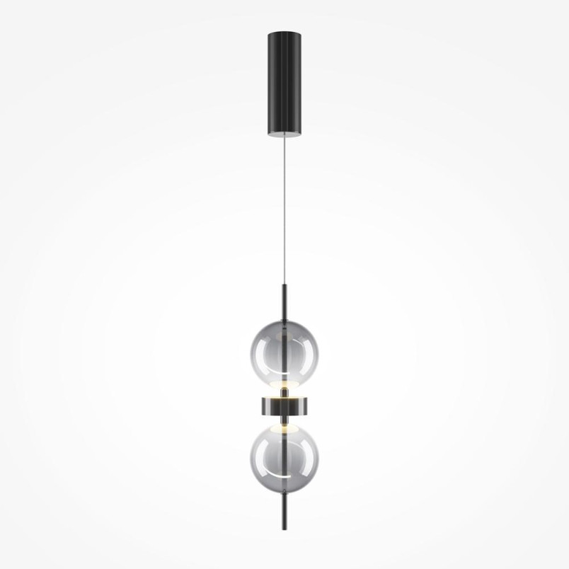 Lampa wisząca Double Moon Black Maytoni
