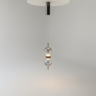 Lampa wisząca Double Moon Black Maytoni