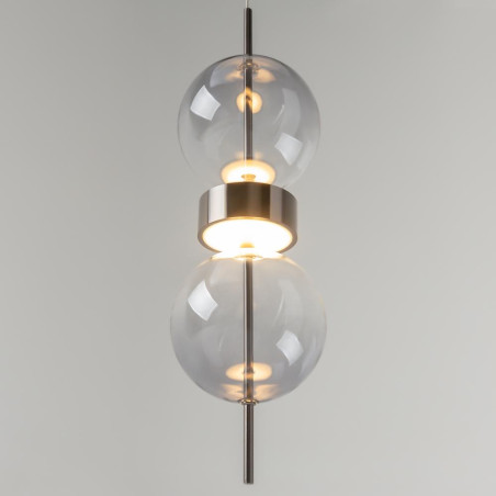 Lampa wisząca Double Moon Black Maytoni