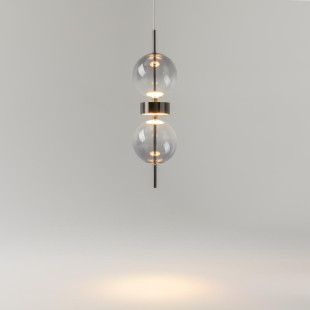 Lampa wisząca Double Moon Black Maytoni