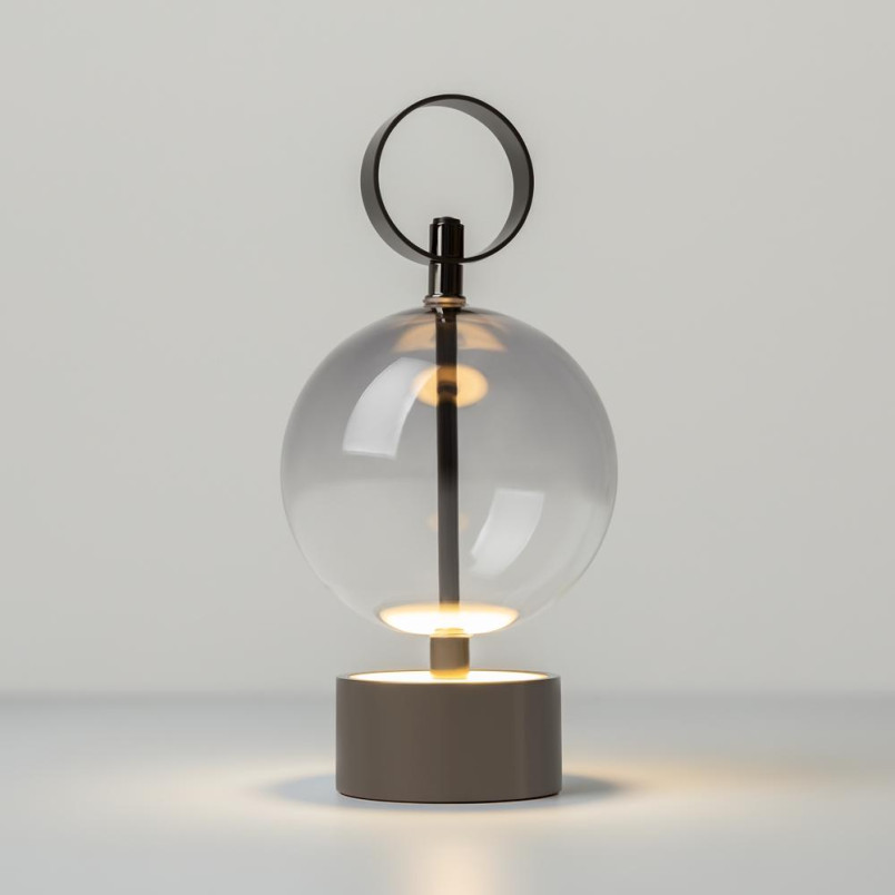 Rechargeable luminaire Double Moon Black Maytoni
