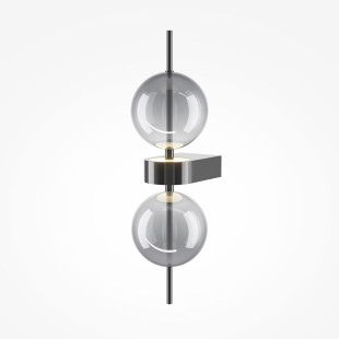 Kinkiet Double Moon Black Maytoni