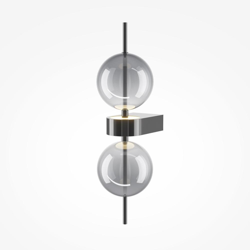 Kinkiet Double Moon Black Maytoni