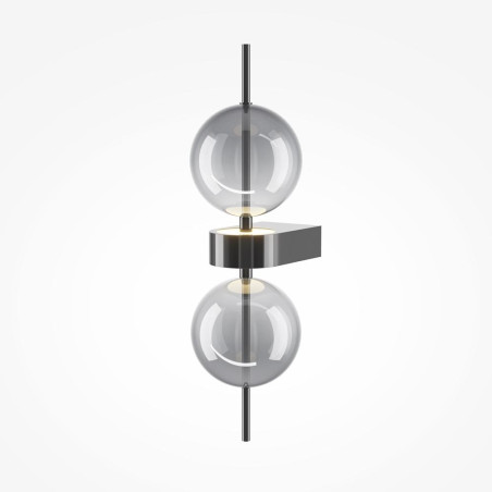 Kinkiet Double Moon Black Maytoni