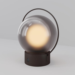 Outdoor portable battery-powered lamp Elyra Brown Maytoni