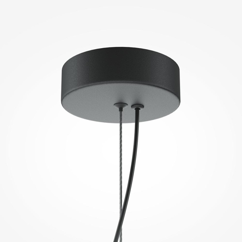 Lampa wisząca Flat Black and brass Maytoni