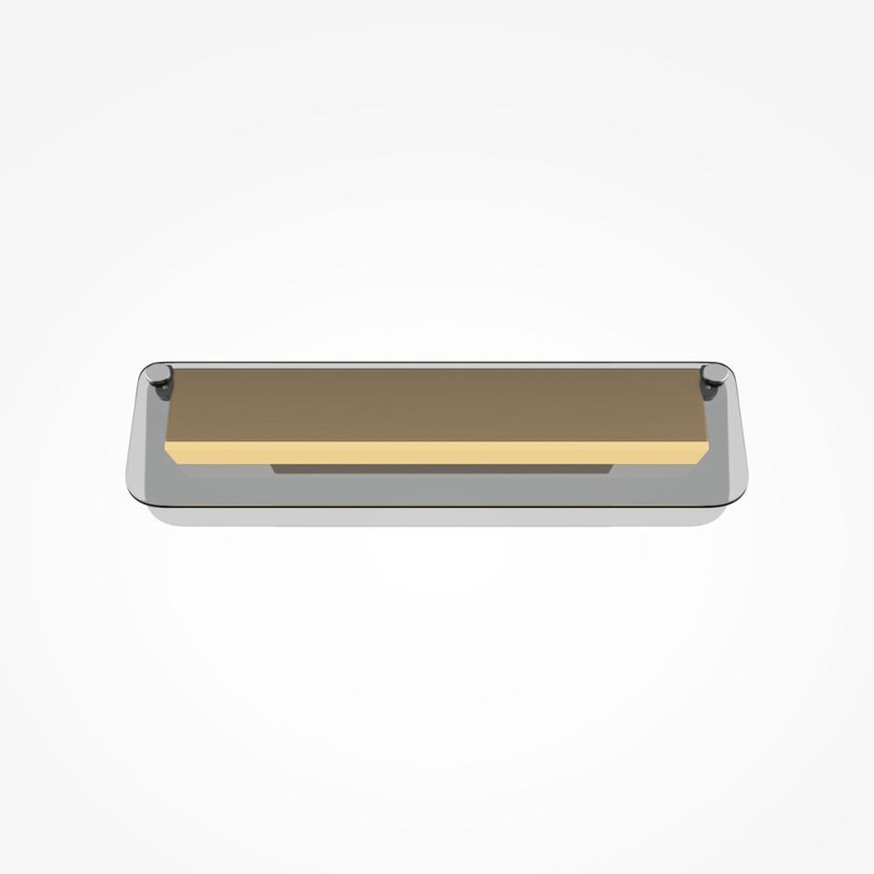 Kinkiet Flat Black and brass Maytoni