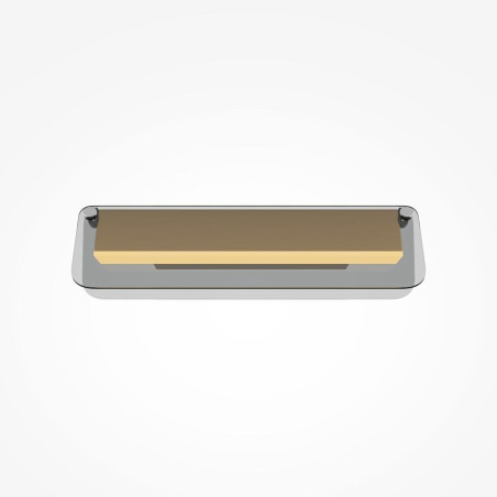 Kinkiet Flat Black and brass Maytoni