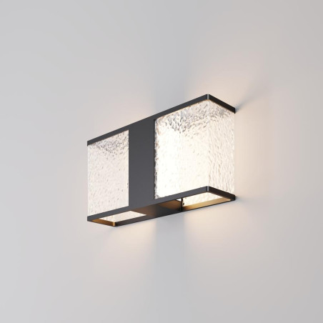 Outdoor wall luminaire Floeva Black Maytoni