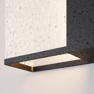 Outdoor wall luminaire Floeva Black Maytoni