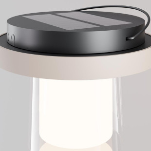 Outdoor portable battery-powered lamp Lantra Black Maytoni