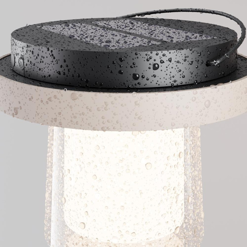 Outdoor portable battery-powered lamp Lantra Black Maytoni