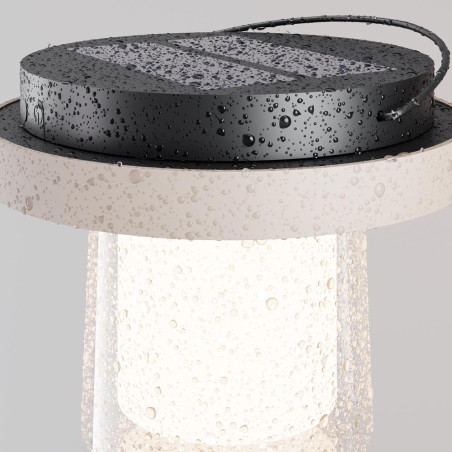Outdoor portable battery-powered lamp Lantra Black Maytoni