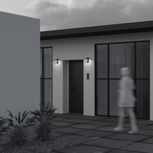 Kinkiet zewnętrzny druciany loft Latticea LED brązowy Maytoni