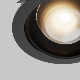 Recessed luminaire Lens Black Maytoni