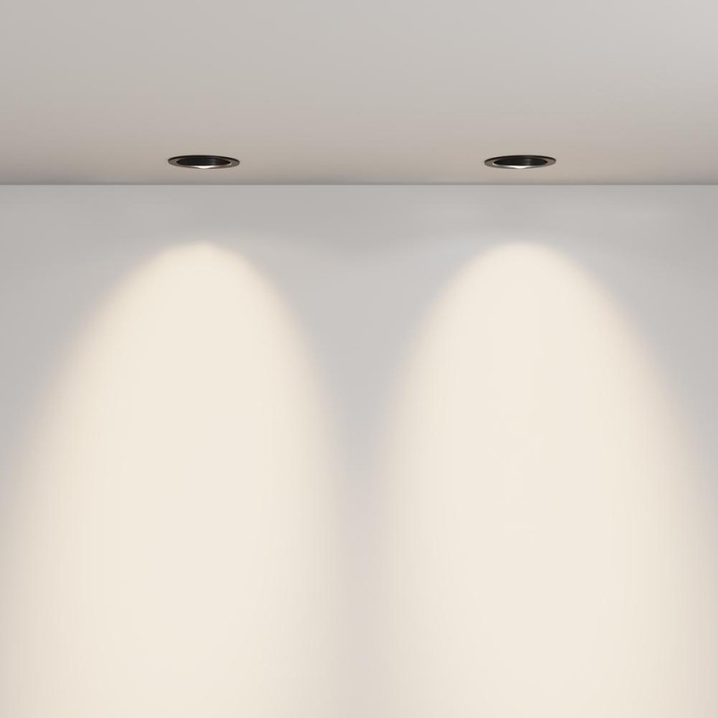 Recessed luminaire Lens Black Maytoni