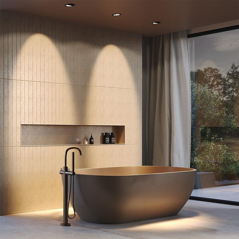 Recessed luminaire Lens Black Maytoni