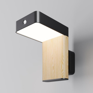 Solar powered lamp Nordis Black Maytoni
