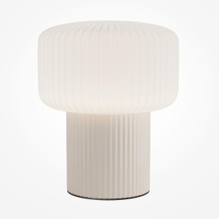 Lampa "Grzybek" Maytoni Omaggio 16cm | Styl Japandi | Beżowa