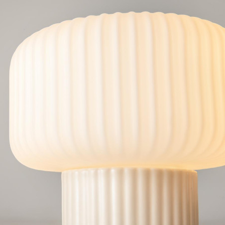 Lampa "Grzybek" Maytoni Omaggio 16cm | Styl Japandi | Beżowa