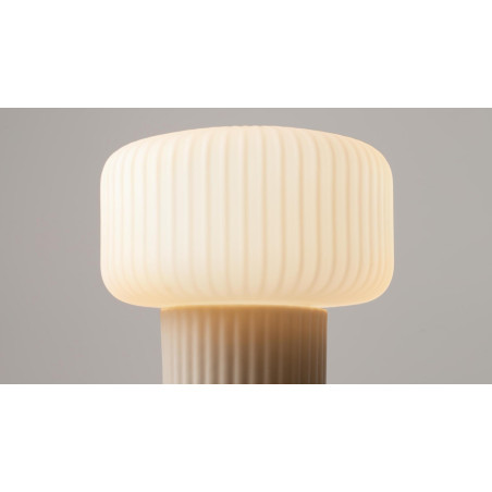Lampa "Grzybek" Maytoni Omaggio 16cm | Styl Japandi | Beżowa