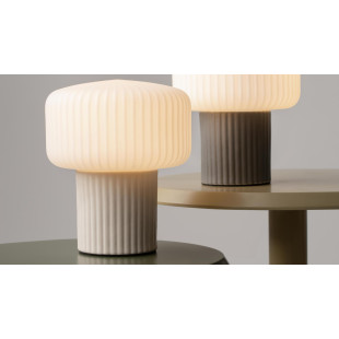 Lampa "Grzybek" Maytoni Omaggio 16cm | Styl Japandi | Beżowa