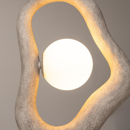 Lampa Wisząca Maytoni Opus Grey | Rzeźbiarski Styl Japandi