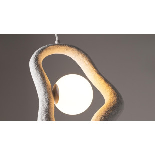 Lampa Wisząca Maytoni Opus Grey | Rzeźbiarski Styl Japandi