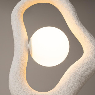 Lampa Wisząca Maytoni Opus Biała | Organiczny Styl Japandi