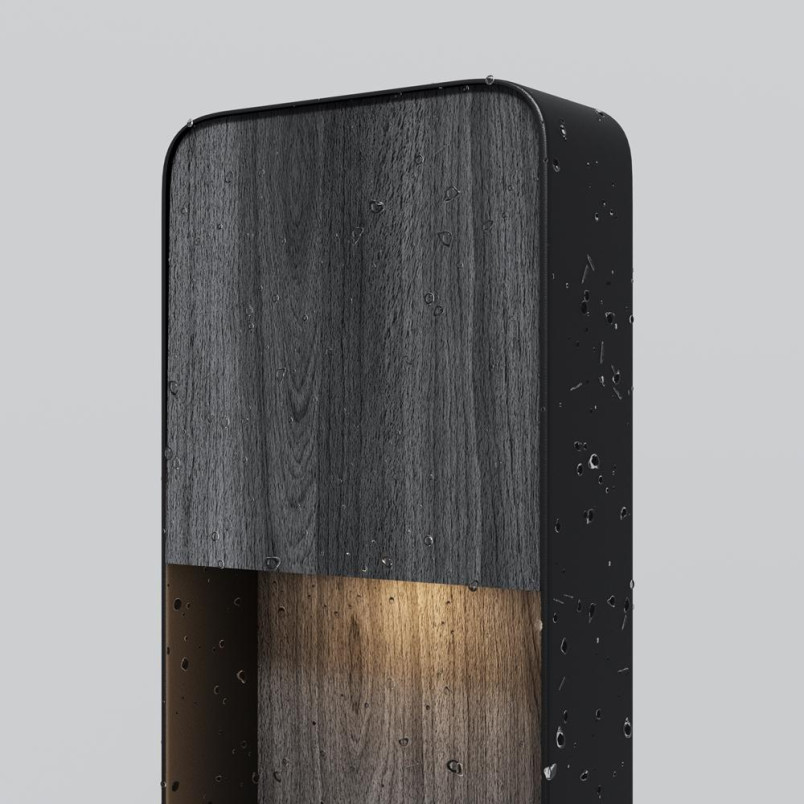 Landscape luminaire Porte Black Wood Maytoni