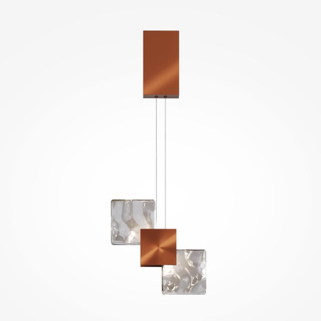 Lampa wisząca Quadro Copper Maytoni