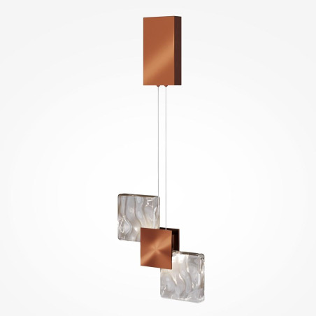Lampa wisząca Quadro Copper Maytoni