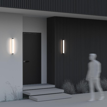 Outdoor wall luminaire Rounge Black Maytoni