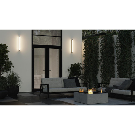Outdoor wall luminaire Rounge Black Maytoni