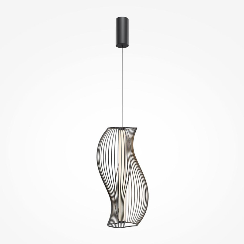 Lampa wisząca Shadows of the past Black Maytoni