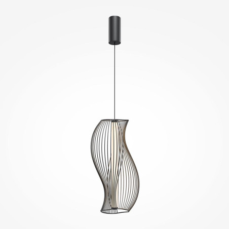 Lampa wisząca Shadows of the past Black Maytoni