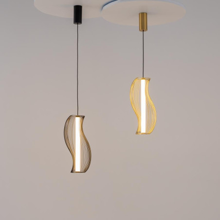 Lampa wisząca Shadows of the past Black Maytoni