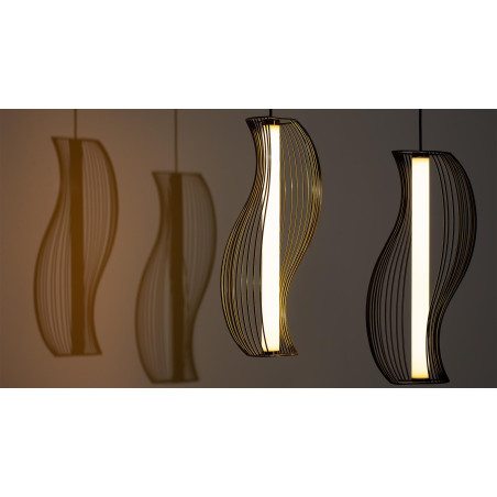 Lampa wisząca Shadows of the past Black Maytoni