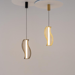Lampa wisząca Shadows of the past Brass Maytoni