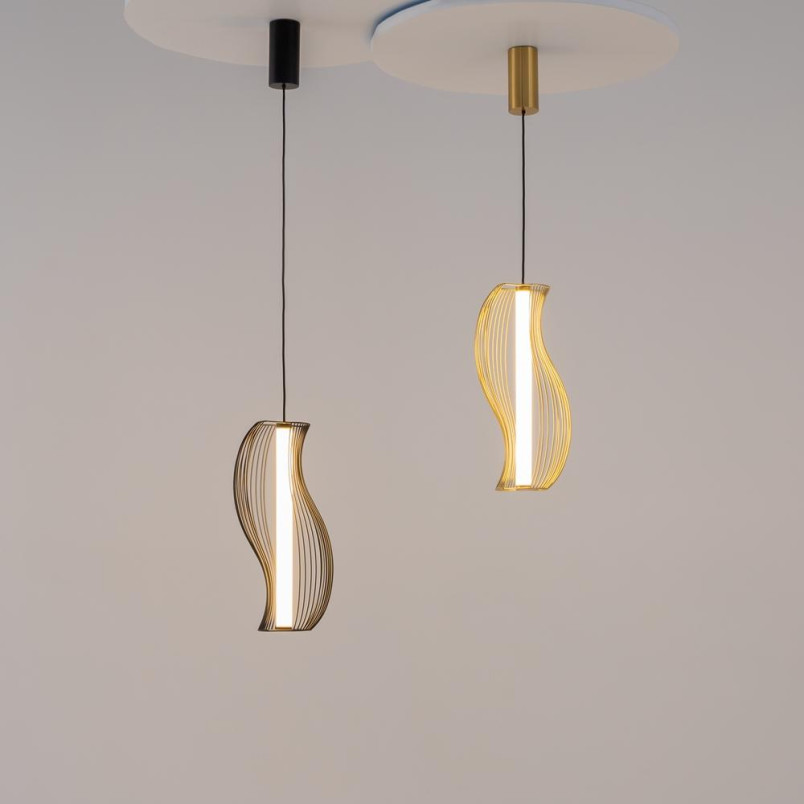 Lampa wisząca Shadows of the past Brass Maytoni